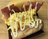 韓国風ベーコンエッグチーズトースト作り方8写真