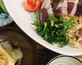 鰹のわさびポン酢胡麻ドレッシングサラダ作り方4写真