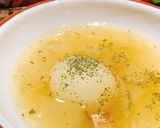 角煮の下茹で汁で、玉ねぎのスタミナスープ作り方6写真