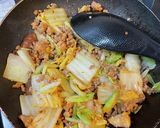麻婆白菜丼(1人分) 所要時間15分作り方4写真
