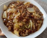 麻婆白菜丼(1人分) 所要時間15分作り方7写真
