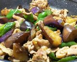なすとピーマンと豚バラ肉の生姜焼き炒め作り方5写真