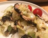 キャベツとツナのレモン塩昆布和え作り方5写真