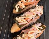 カニカマと海苔の和風バゲット作り方3写真