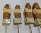 ウィンナー&チーズ串揚げ作り方3写真