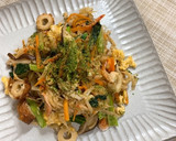 低糖質・切り干し大根の和風焼きそば風作り方5写真
