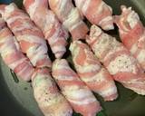 豚バラ肉のオクラチーズ巻き焼き作り方6写真