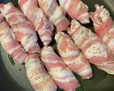 豚バラ肉のオクラチーズ巻き焼き作り方6写真