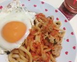 簡単★旨辛ナッツで韓国風焼きうどん作り方3写真