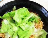 レタスチキンラーメン作り方2写真