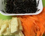 #ひじきの煮物#簡単ひじき炒め作り方1写真