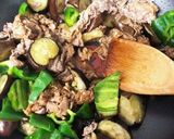 夏野菜と牛肉の甘辛中華風炒め作り方5写真