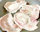 社食❤豚ロースのわさび醤油焼き｡ஐஃ作り方3写真