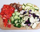 簡単!夏野菜の揚げ浸し作り方1写真
