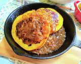 パプリカハンバーグ　和風玉ねぎソース作り方19写真