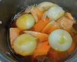 丸ごと新たまねぎと生利節の煮物作り方11写真