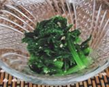 わさび菜のナムル作り方9写真