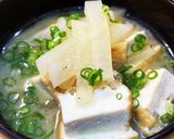 大根と厚揚げの味噌汁作り方8写真