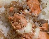 さけるチーズと鮭で！しゃけチーご飯作り方4写真
