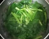 ほうれん草のなめ茸あえ作り方1写真