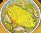 オムレツ乗せインスタントラーメン作り方6写真