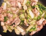 白菜と豚バラの山椒とろみラーメン作り方4写真