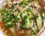 白菜と豚バラの山椒とろみラーメン作り方6写真