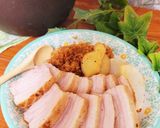 炊飯器で♪カオマンガイ風豚炊き込みご飯作り方3写真