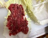 薄切り牛肉の白菜巻き作り方3写真