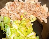 豚こまとキャベツのカレー炒め作り方4写真