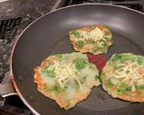 じゃがいもとパクチーのもっちり焼き作り方5写真
