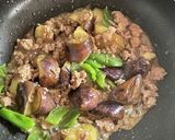 鮮度こうじみそで茄子ピーマンの肉みそ炒め作り方3写真