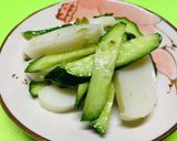 ＊かまぼこときゅうりの刻みワサビ和え＊作り方3写真