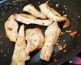 豚ネック甘辛丼。作り方3写真