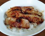 豚ネック甘辛丼。作り方7写真