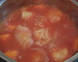 トマトスープの煮込みハンバーグ作り方3写真