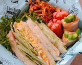 高校2年女子お弁当♥2021.06.05作り方1写真