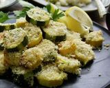ズッキーニの香草パン粉焼き作り方5写真