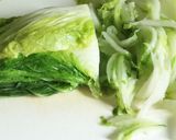 白菜の塩昆布和え作り方1写真