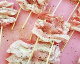 居酒屋風♪豚バラにんにく挟み揚げ作り方4写真