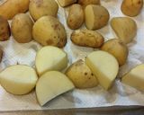 我が家のクズ芋料理　揚げいも作り方2写真