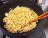 バター醤油焼きうどん作り方4写真