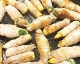 ヤングコーンの肉巻き作り方2写真