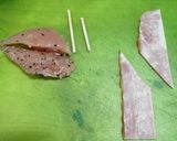 お弁当に☆ﾍﾞｰｺﾝでｻｻﾐ巻き♪作り方6写真