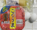 ごま油香るキムタクと卵のおにぎり作り方1写真
