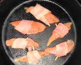 お弁当に☆ﾍﾞｰｺﾝでｻｻﾐ巻き♪作り方8写真