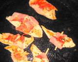 お弁当に☆ﾍﾞｰｺﾝでｻｻﾐ巻き♪作り方9写真