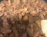 ハツがコリコリレバーの煮物 作り方4写真