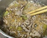 ふきと牛肉の山椒煮作り方3写真