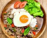 ゴロゴロ野菜のガパオライス　簡単作り方8写真